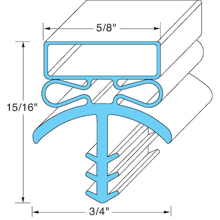 Door Gasket For Bally - Part# Blrb16546